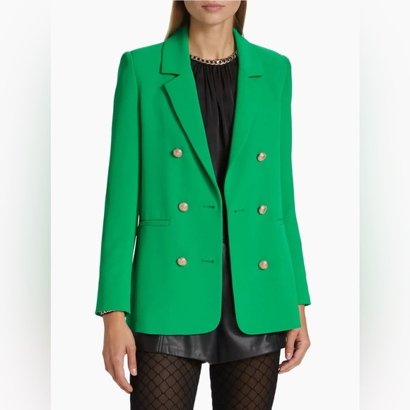 Generation Love Jacket Women’s Medium Green Leighton Double-Breasted Blazer - Picture 1 of 11